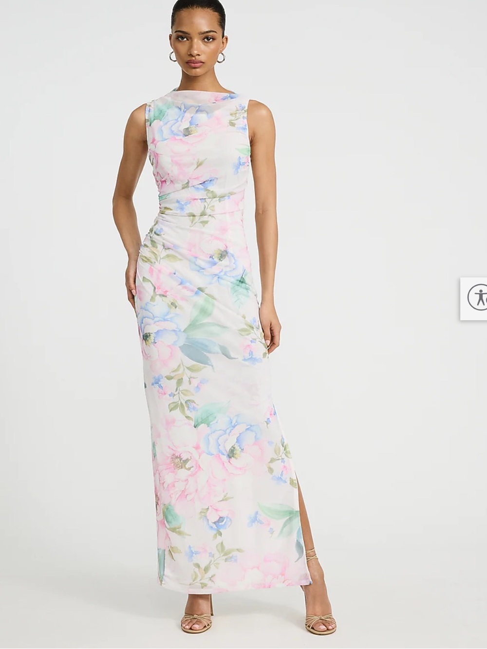 Express Pastel Floral Maxi Dress